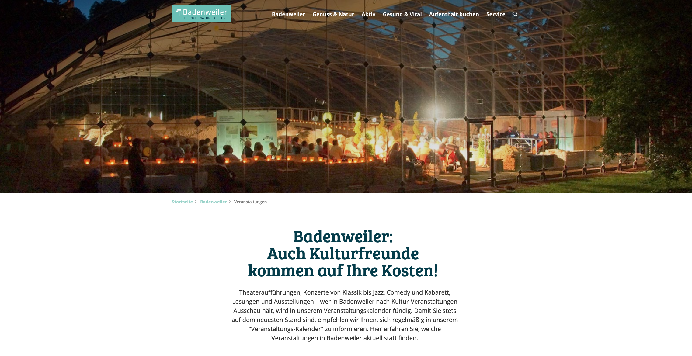 Screenshot Tourismus Badenweiler